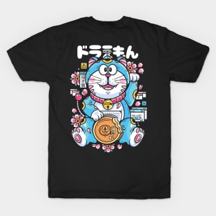 Maneki Neko Doraemon T-Shirt